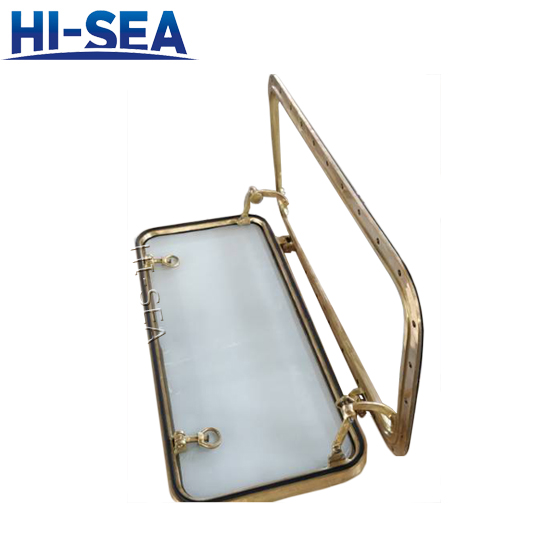 Marine Brass Bolted Rectangular Window